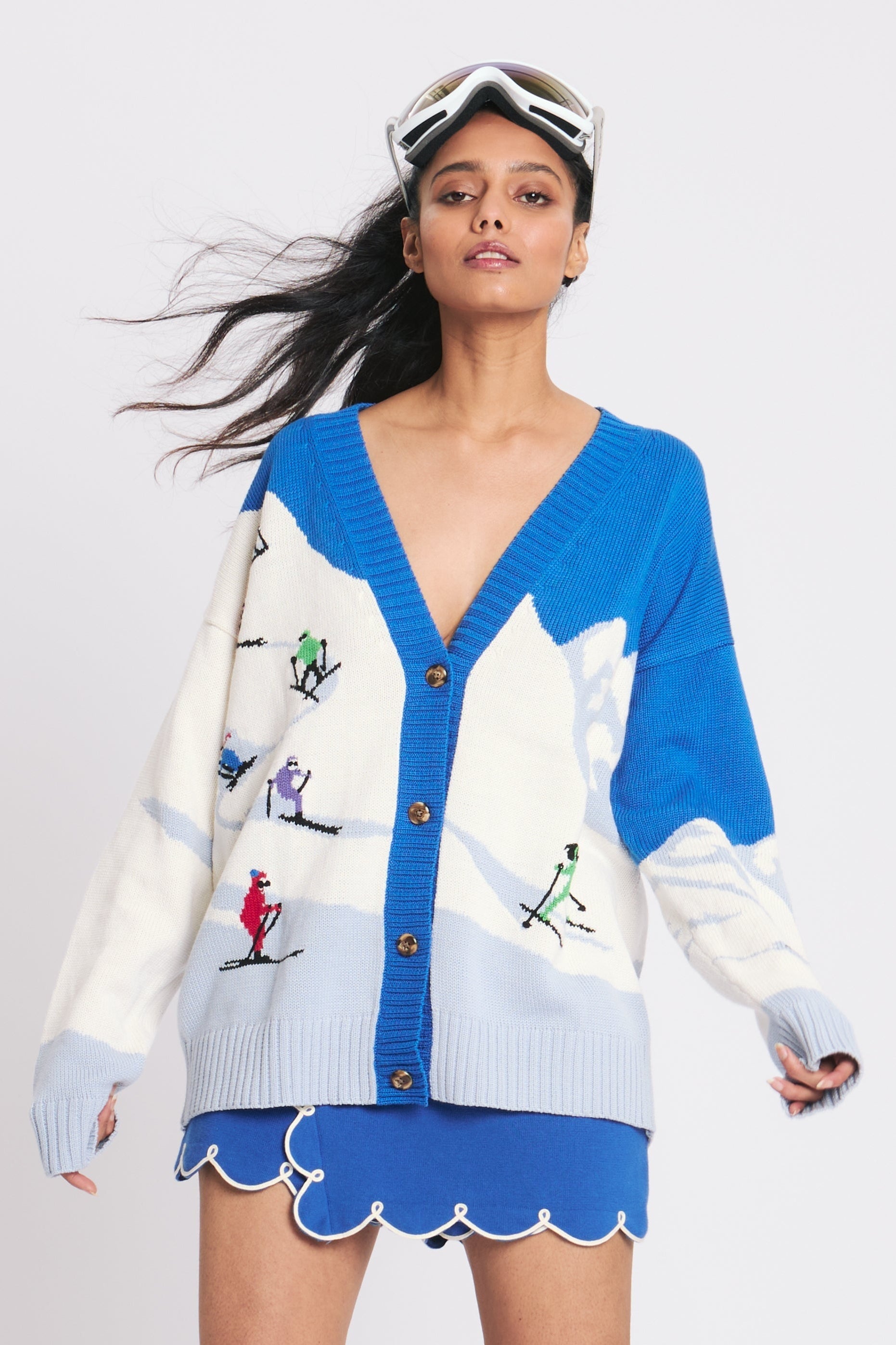 SKI SLOPE CARDIGAN RachelAntonoff.com 