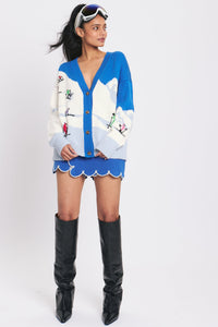 SKI SLOPE CARDIGAN RachelAntonoff.com 
