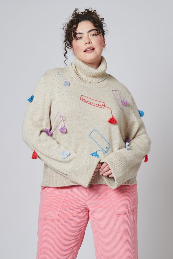 MATILDA TURTLENECK SWEATER Sweaters RachelAntonoff.com 