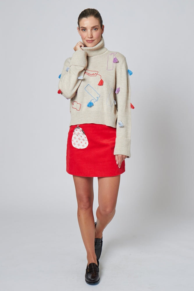 MATILDA TURTLENECK SWEATER Sweaters RachelAntonoff.com 