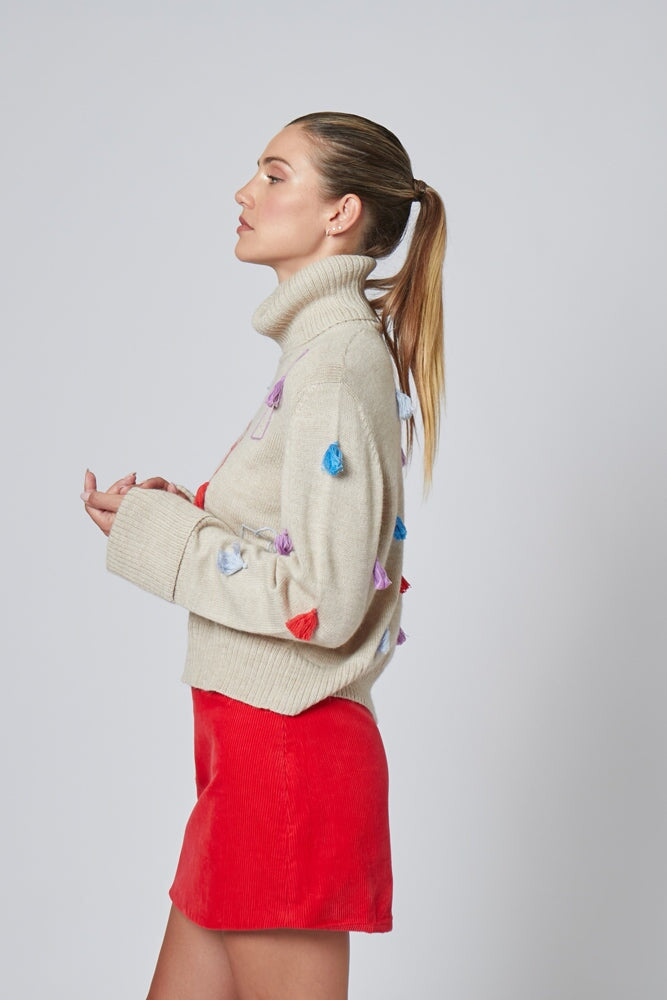 MATILDA TURTLENECK SWEATER Sweaters RachelAntonoff.com 