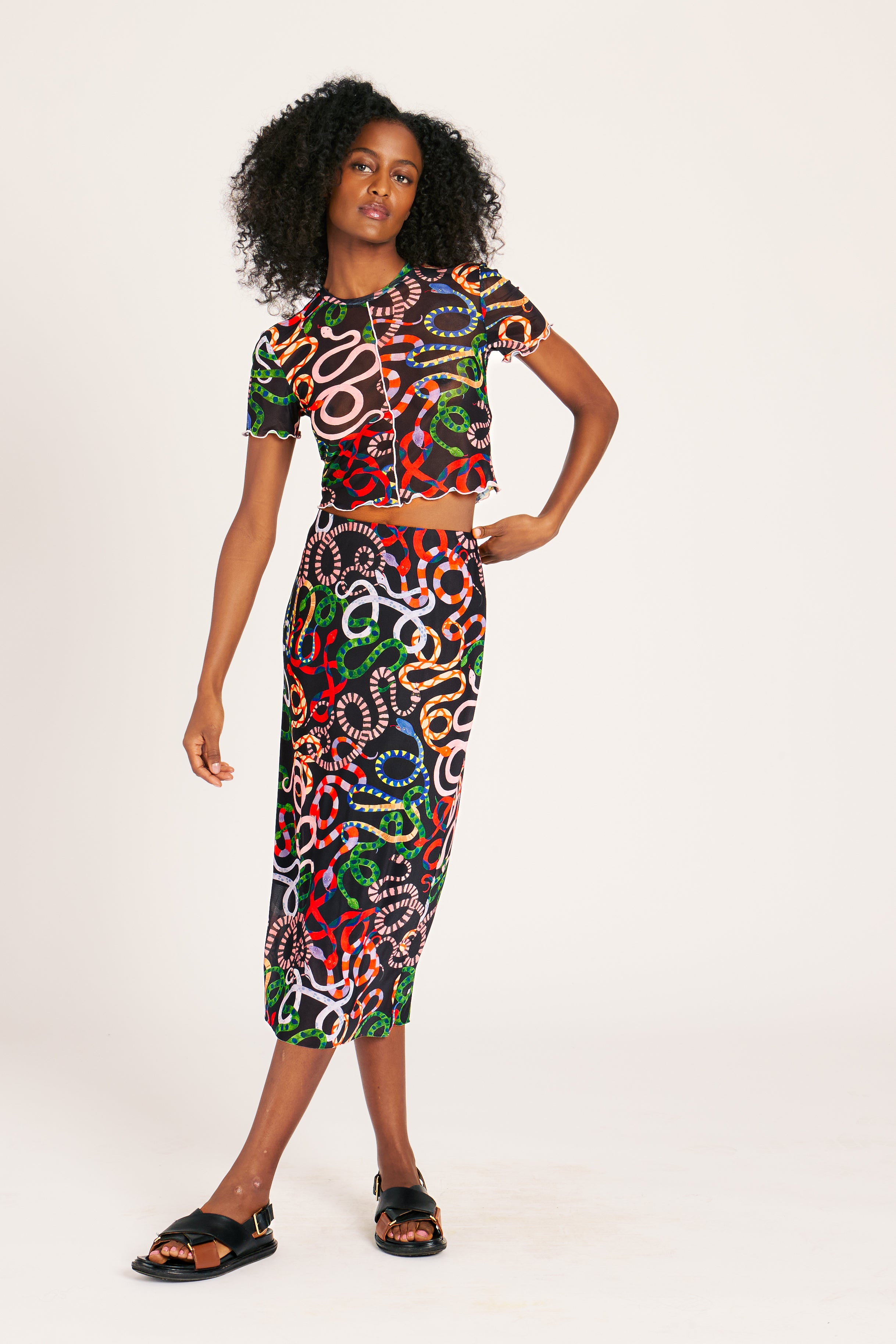 STELLA TOP SNAKES TOPS RachelAntonoff.com 