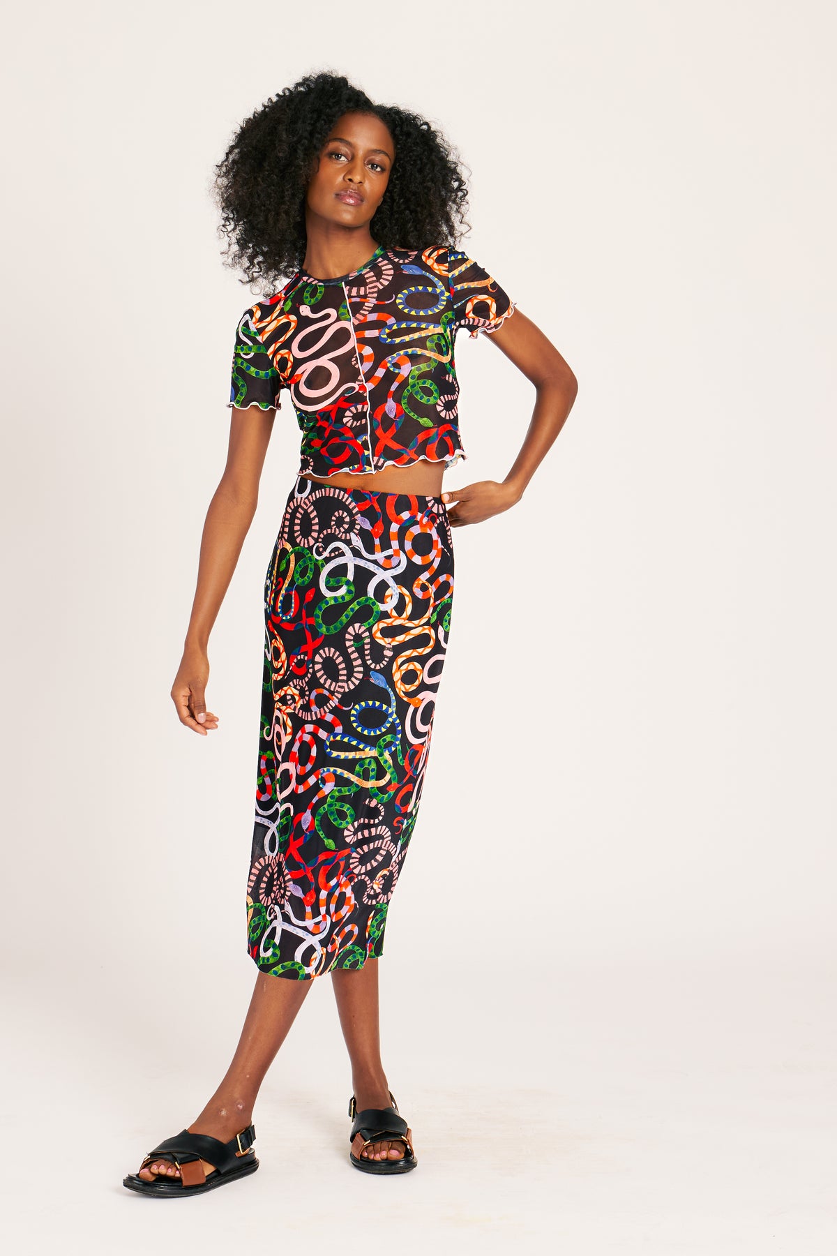 STELLA TOP SNAKES TOPS RachelAntonoff.com 