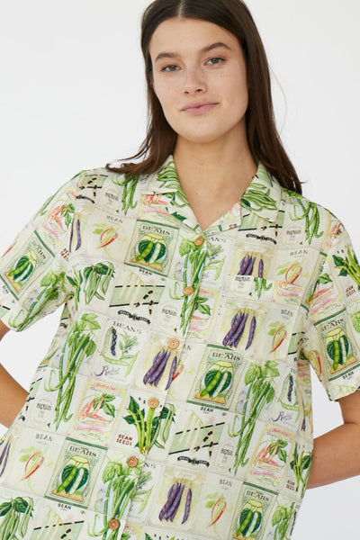 Rachel Antonoff Kian Top in Acid deals Green Printed Gingham