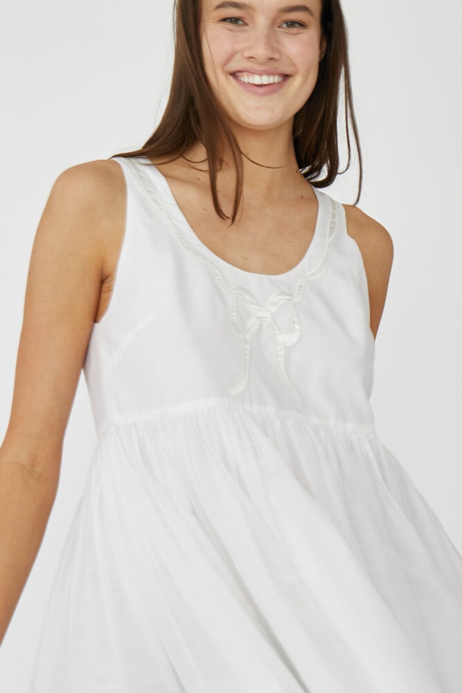 Eliana Dress White
