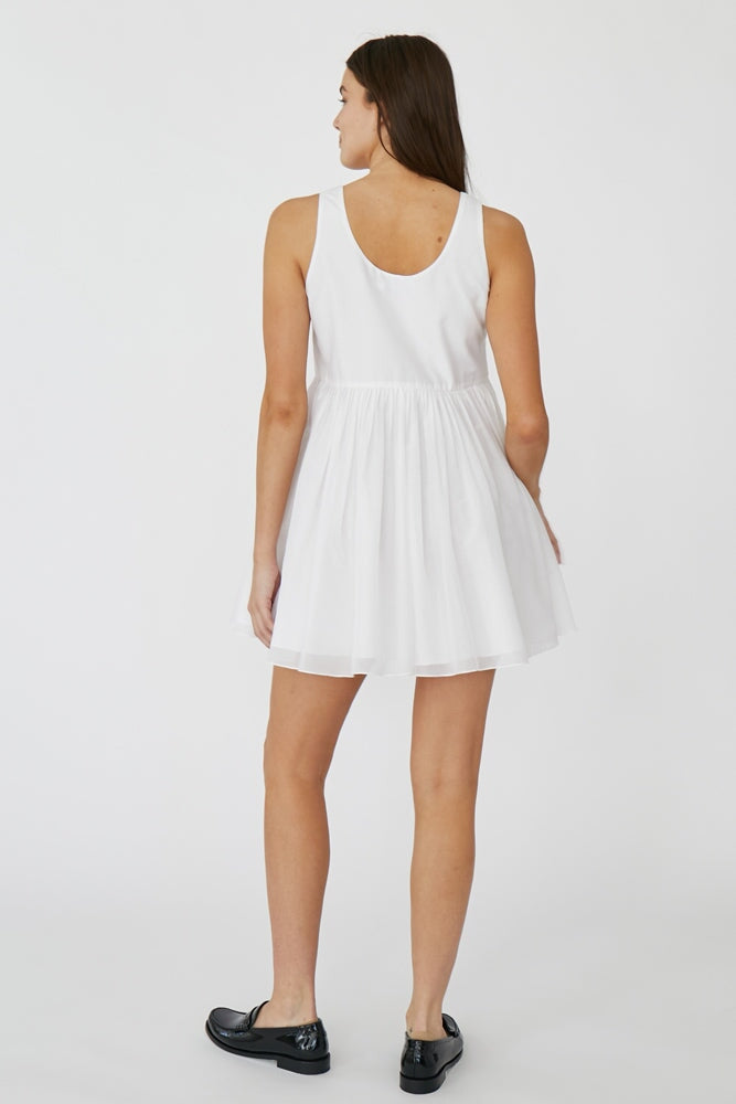 xs white dress Petite | Petite Clothing for Women | Petite Fashion | Petite Store | Petite Studio Triangle style top Ivory Cotton Lace Paneling Halter