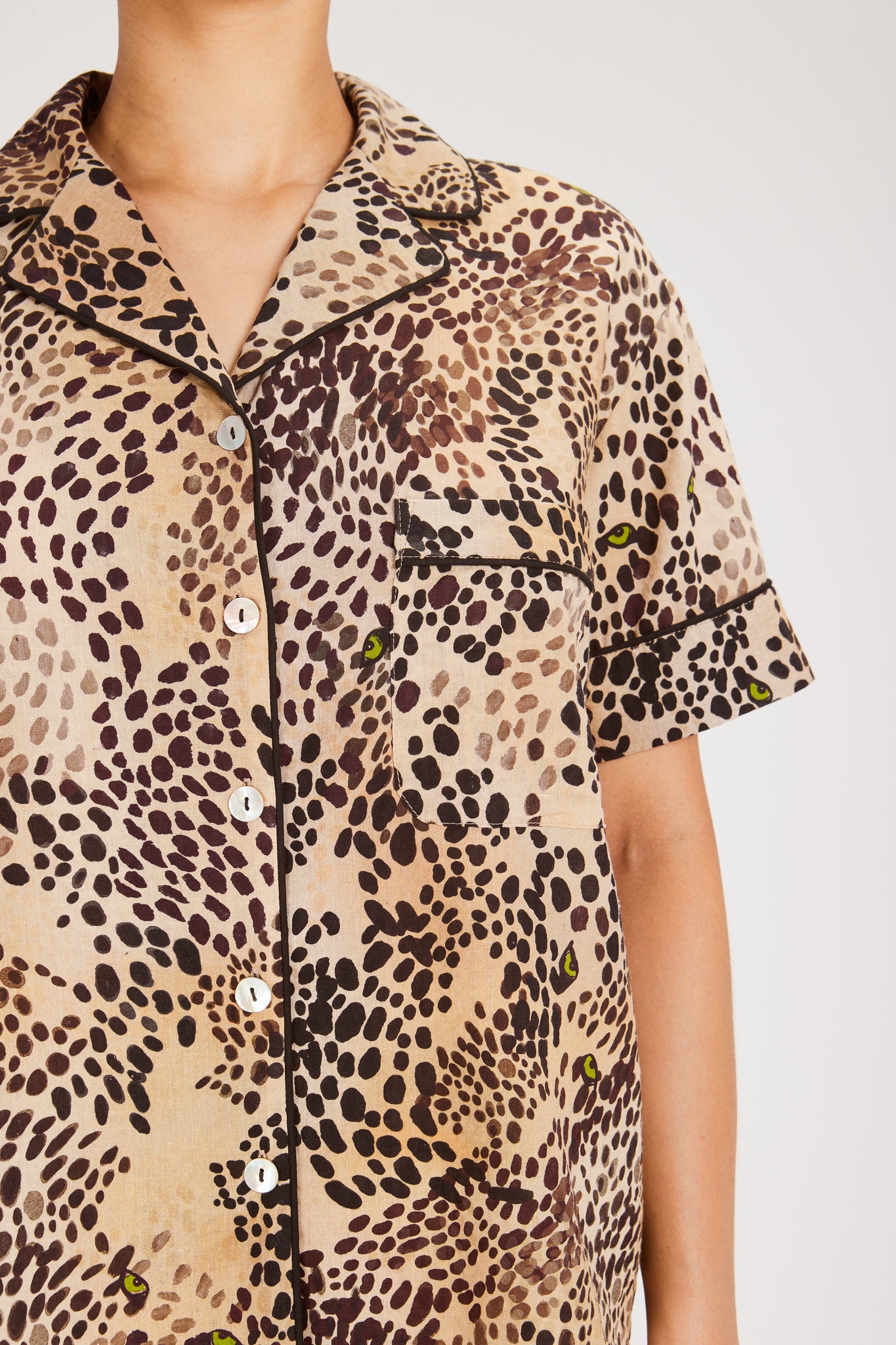 SUSIE PJ SET WELCOME HOME, CHEETAH