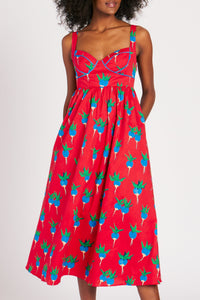VICTORIA DRESS BLUE RADISHES DRESSES RachelAntonoff.com 