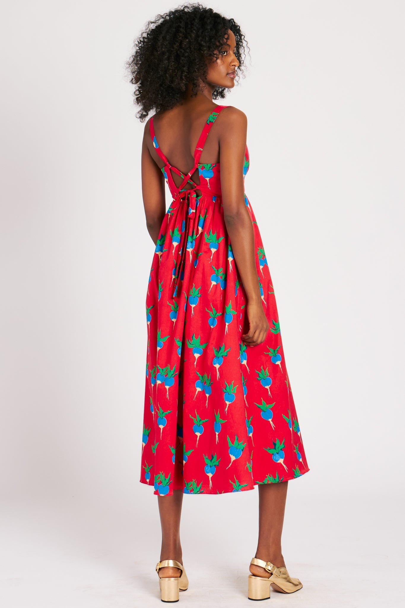 VICTORIA DRESS BLUE RADISHES DRESSES RachelAntonoff.com 