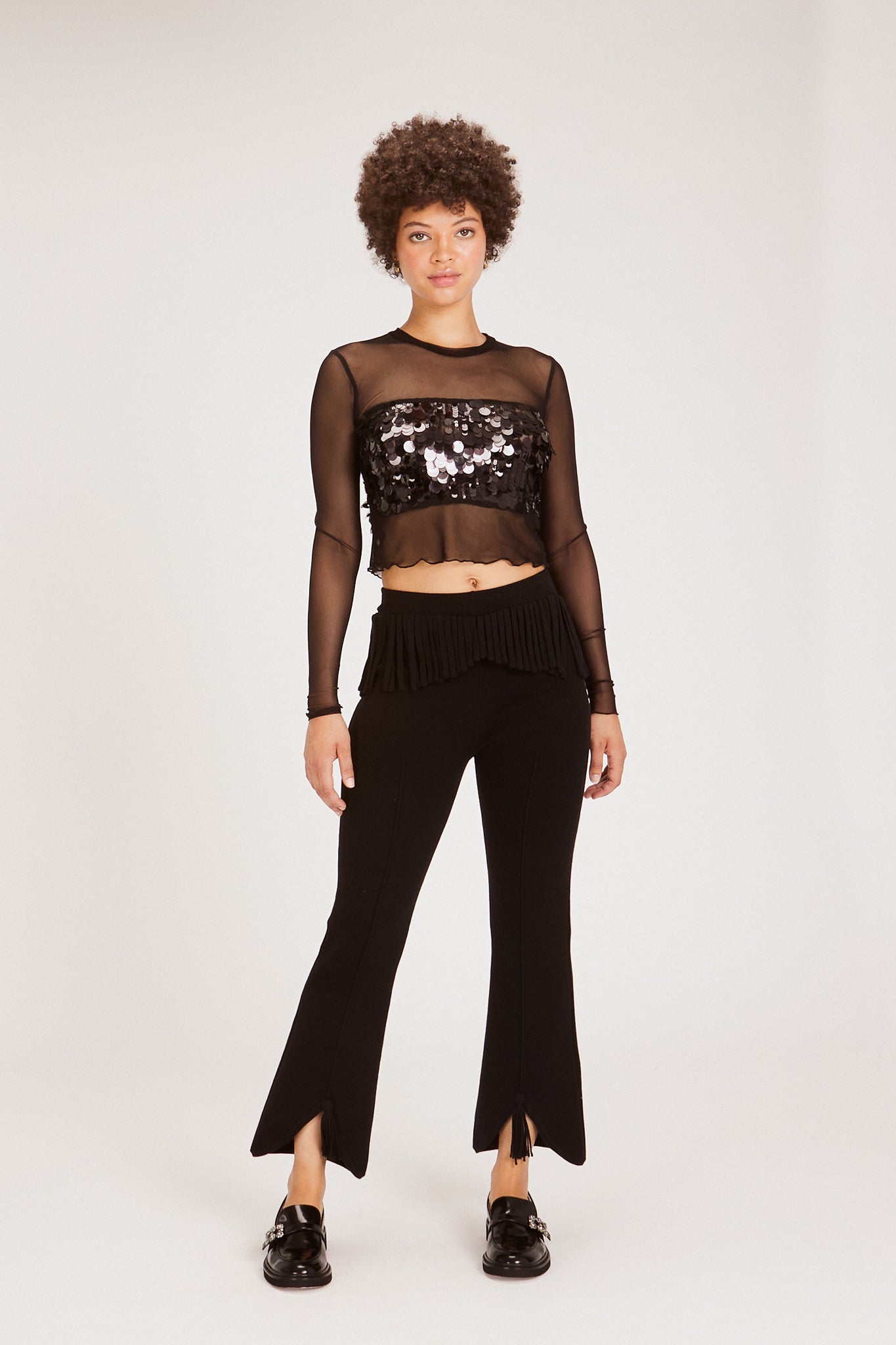YASMIN KNIT PANT BLACK