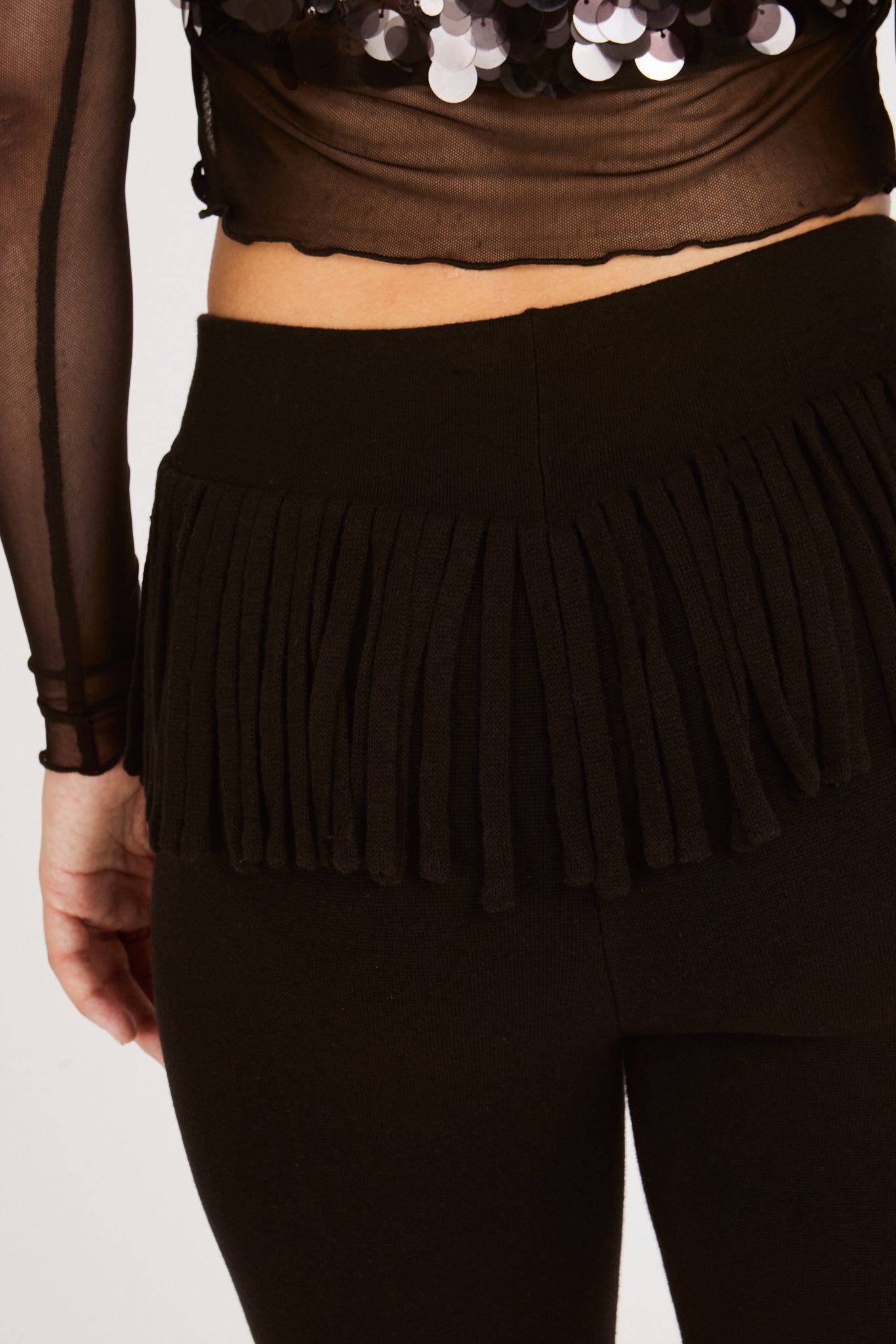 YASMIN KNIT PANT BLACK