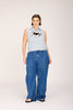 BESSIE POLO PALE BLUE TOPS RachelAntonoff.com 