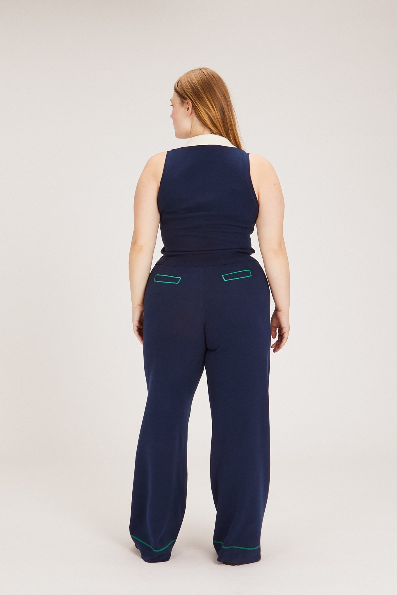 DAN PANT NAVY PANTS RachelAntonoff.com 