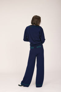 DAN PANT NAVY PANTS RachelAntonoff.com 