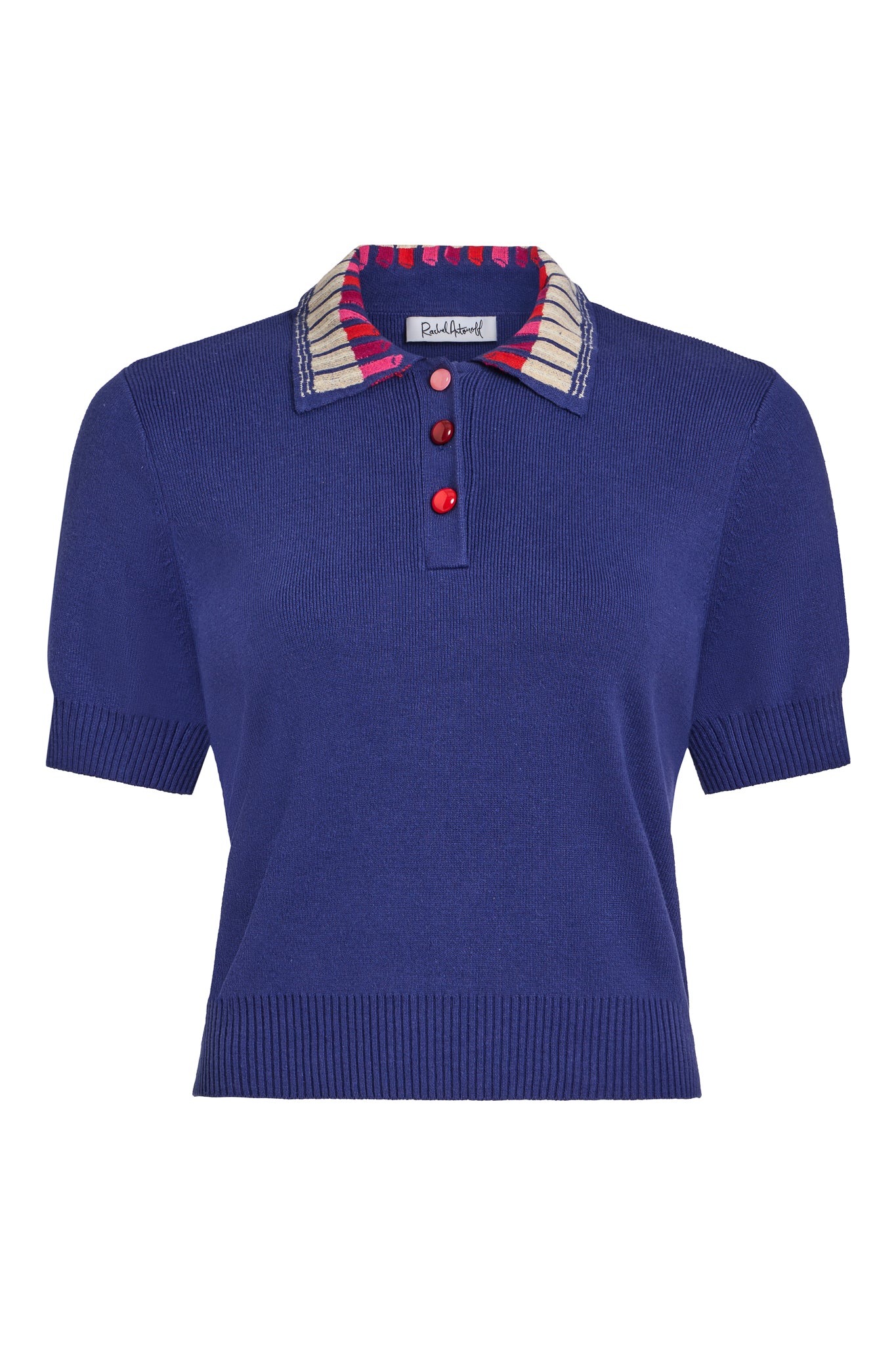 LIPSTICK POLO SWEATER