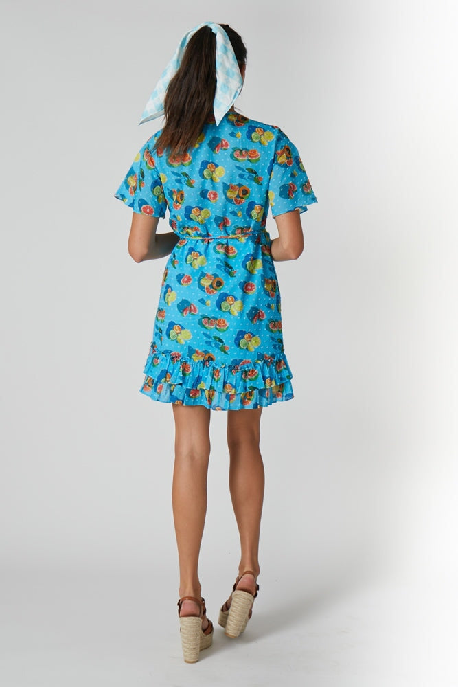 ABBY RUFFLE WRAP DRESS Dress/Jumpers RachelAntonoff.com 