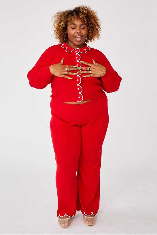 CUPCAKE PANT RED XS-3X Bottoms RachelAntonoff.com 