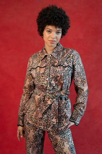JORDANA JACKET WELCOME HOME, CHEETAH OUTERWEAR RachelAntonoff.com 