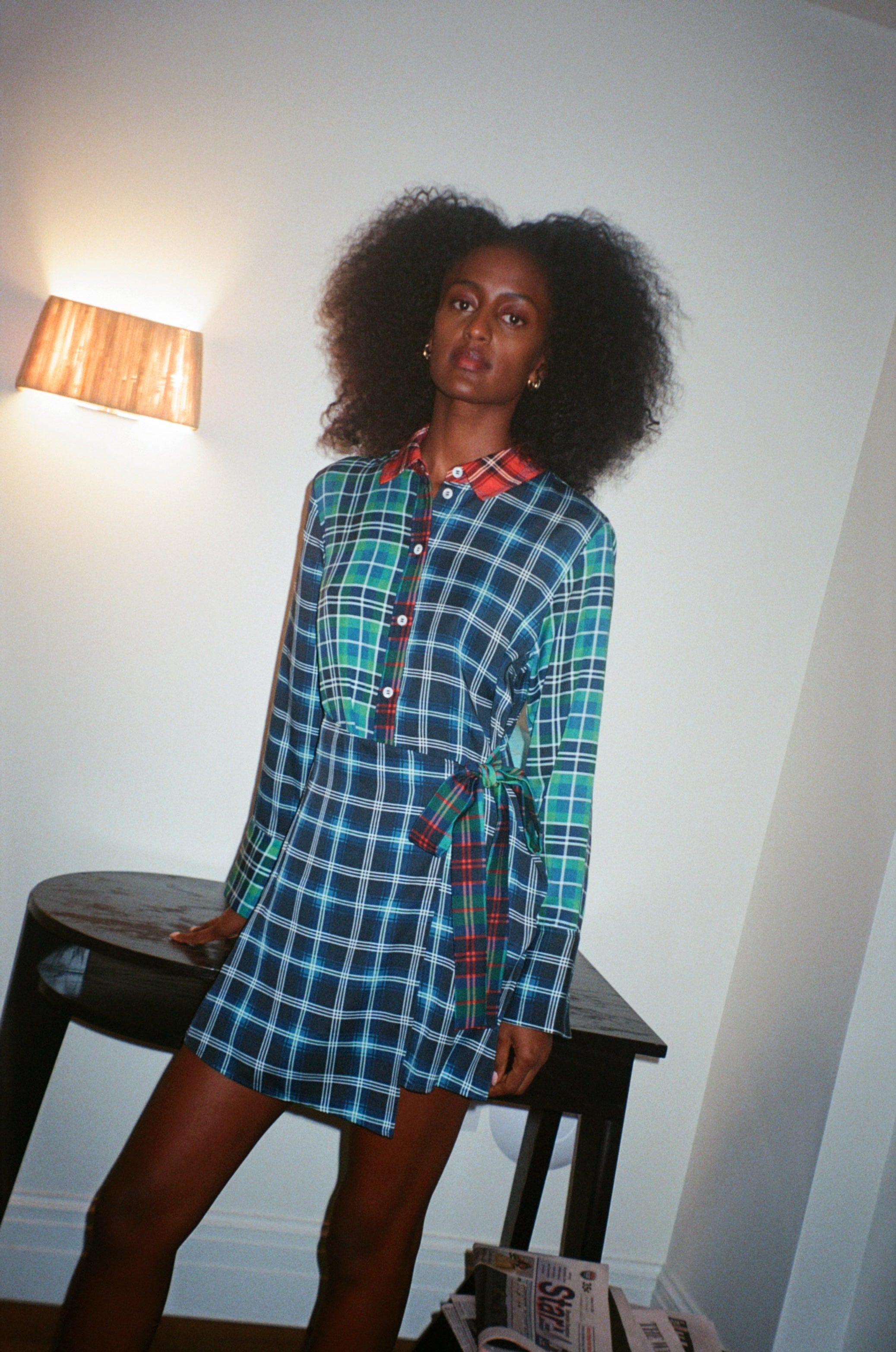 CLAUD DRESS TARTAN DRESSES RachelAntonoff.com 