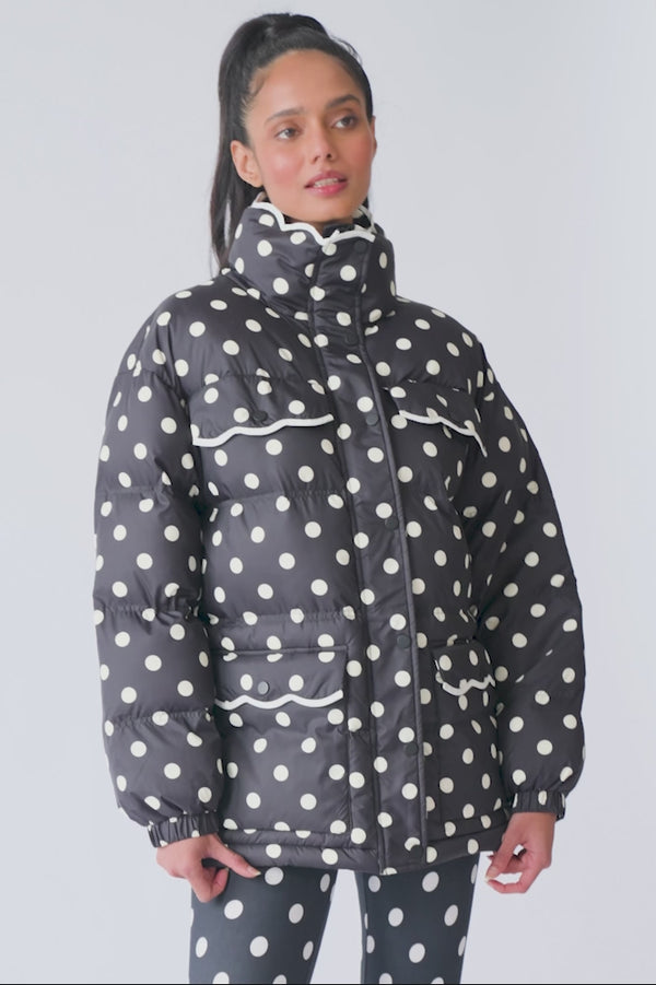 【新作】shélle Polka Dot Anorak Hoodie Polka Dot Anorak Hoodie – shéller / シェリエ