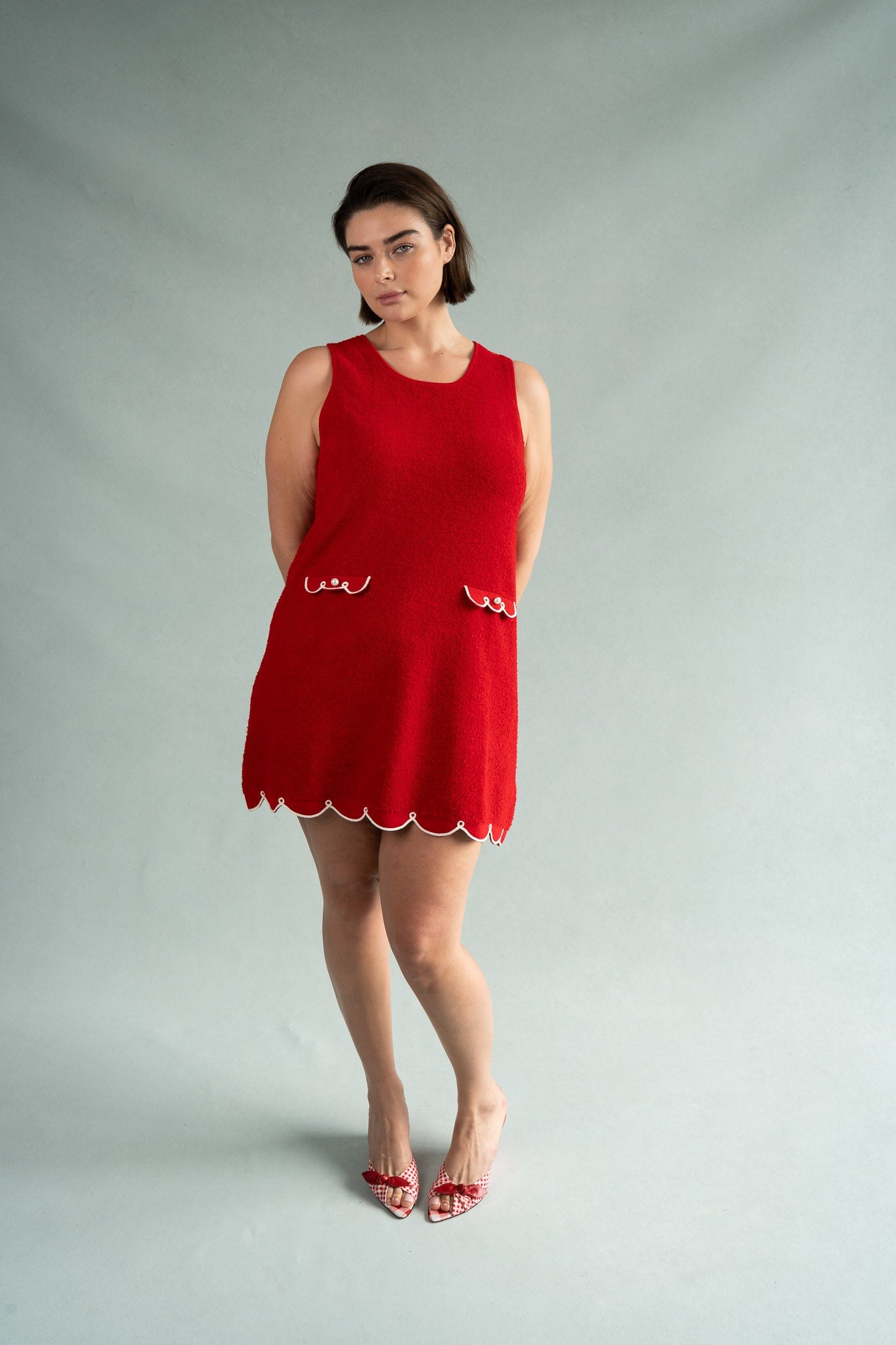 SYLVIE CUPCAKE MINI DRESS RED DRESSES RachelAntonoff.com 