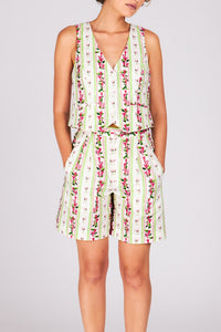 KOKOMO SHORT BELLFLOWER STRIPE SHORTS RachelAntonoff.com 
