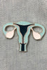 RACHEL ANTONOFF THE PARTS PIN UTERUS BLUE