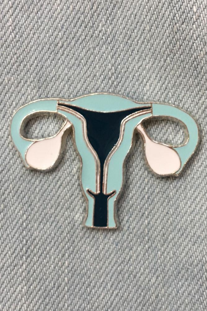 RACHEL ANTONOFF THE PARTS PIN UTERUS BLUE